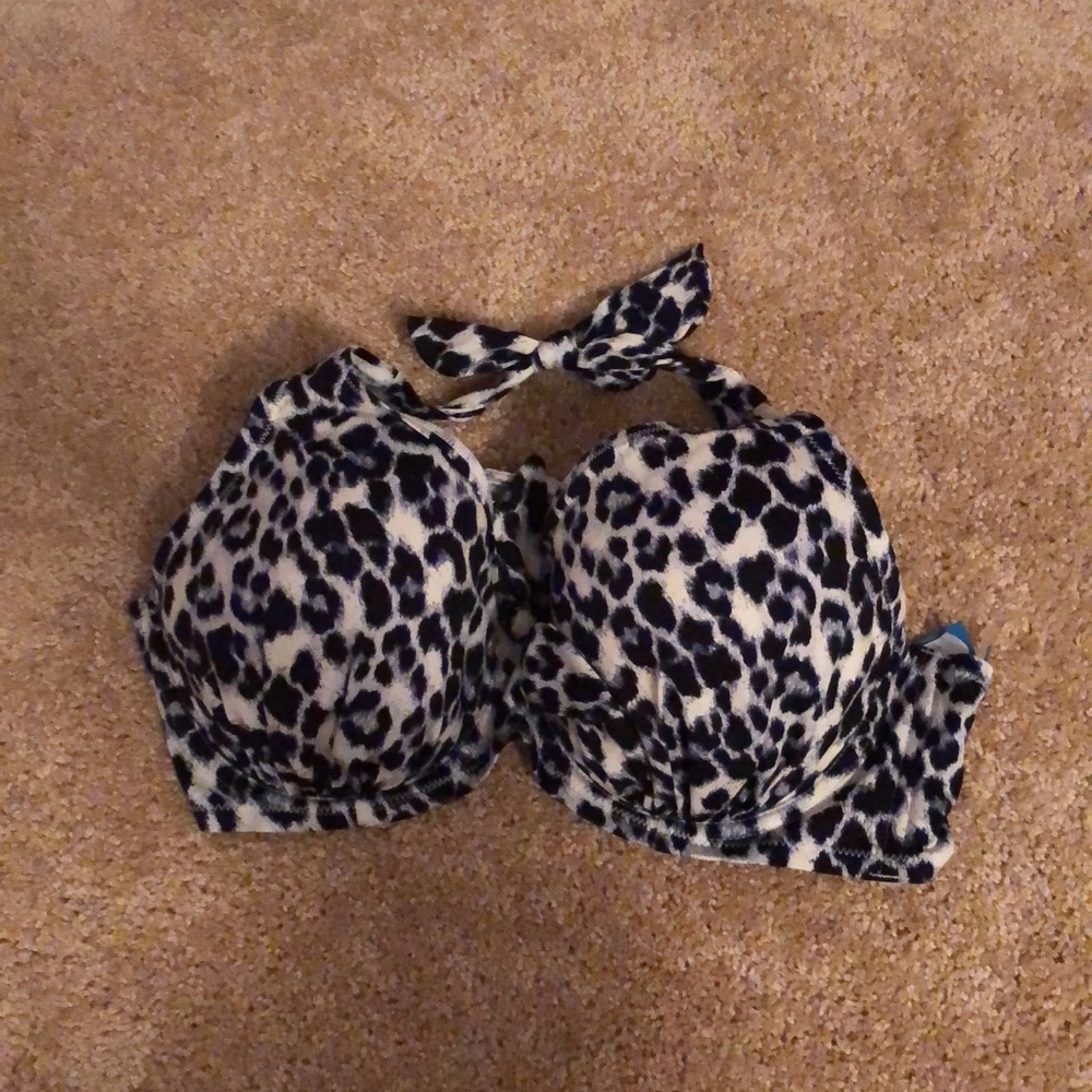 Cheetah bikini top